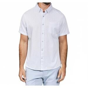 NEW 7DIAMONDS radley short sleeve shirt in lightt blue
